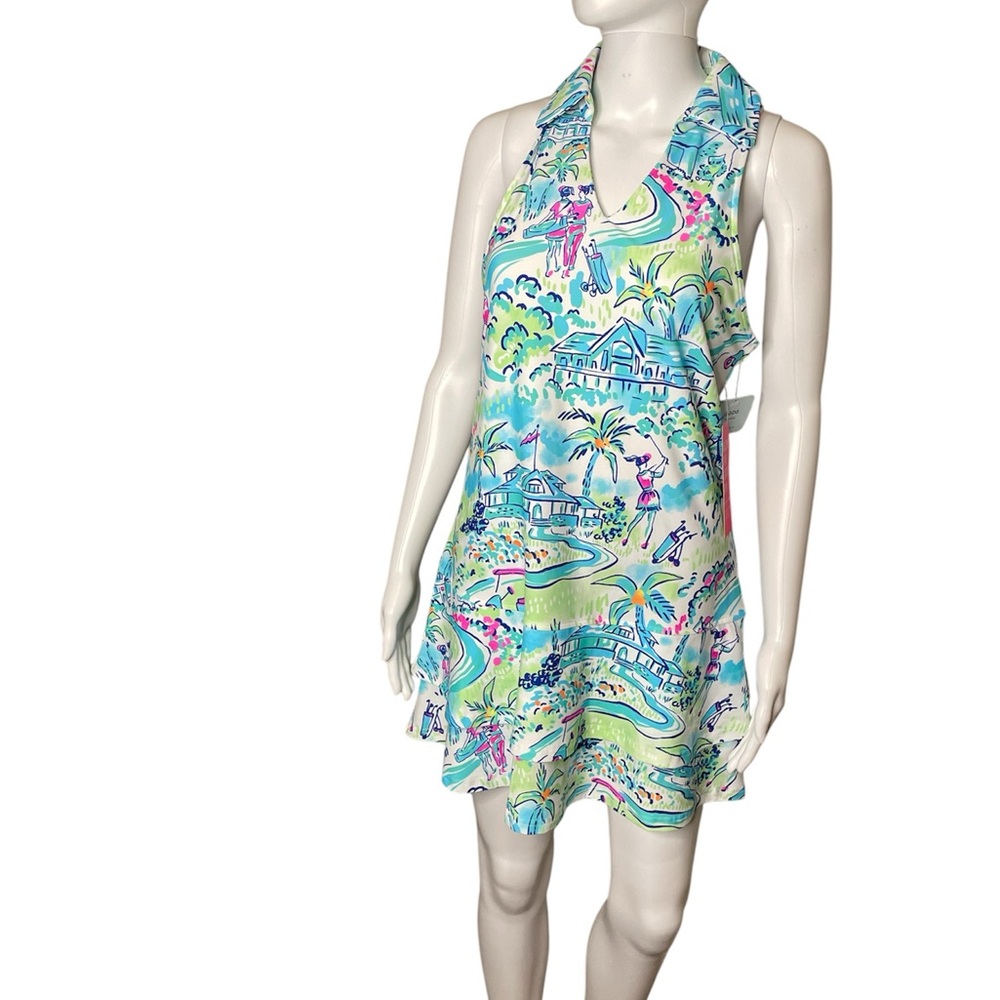 ARYEH Colorful Golf Racerback Dress
